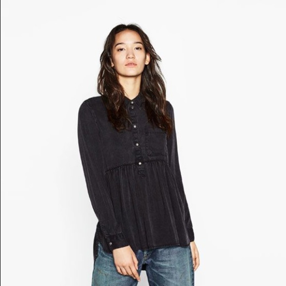⚡️3for25$⚡️ Zara baby doll shirt